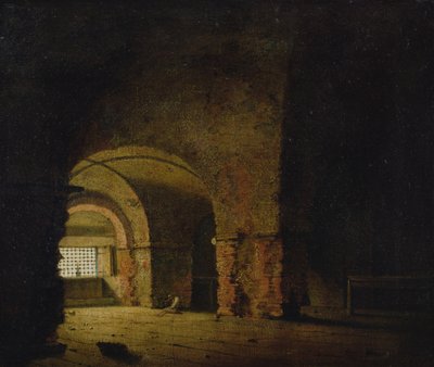 囚人、c.1787-90 作： Joseph Wright of Derby